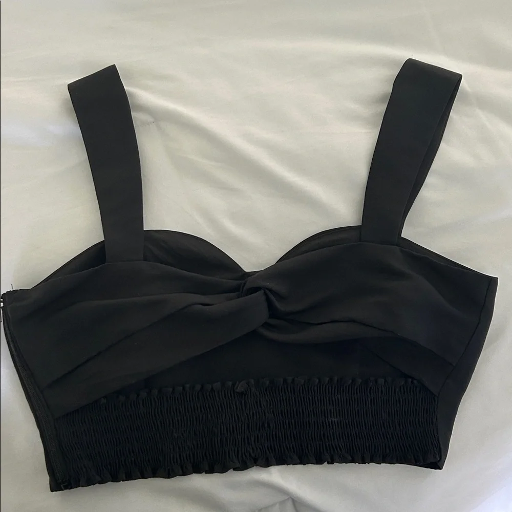 Sachin + Babi Black Crop Top - Picture 2 of 5